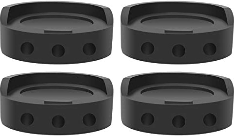 4 pcs Anti Vibration Pads pour machine à laver Anti-Walk Laveuse et sèche-linge Mat Set idéal pour réduire les vibrations et Amortisseur Électroménagers Bruit Amortisseur Caoutchouc Isolation Pieds