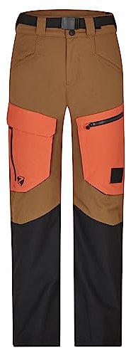 Ziener Jungen AKANDO Ski-Hose Schnee-Hose | wasserdicht warm PFC frei, wood tex, 140