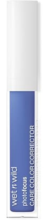 Wet n Wild Photo Focus Care Color Corrector, Correttore Viso, Formula Leggera con Ingredienti Nutrienti, Concealer per Coprire Rossore, Neutralizzare Sottotoni Rossi e Illuminare, Blu