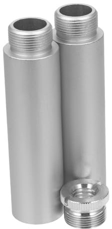 Parliky Mikrofon Verlängerungsstange Aluminiumlegierung Mit Adapter Für Tischmikrofonstativ Und Galgenarm Verlängerungsrohr Für Mikrofonstativ Live Streaming Und Aufnahmen