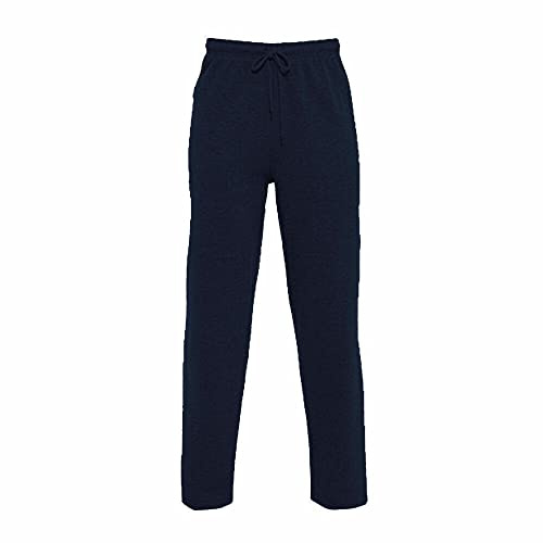FASHION MY LOVE Jogging Pants Mens Tracksuit Bottoms Trousers Casual Mens Joggers for Men UK Zip Pockets Elasticated Open Hem Classic Jog Pants Jog Sweatpants Sports Joggers