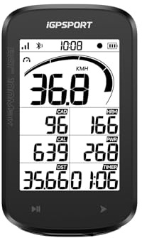 iGPSPORT BSC100MAX Fahrradcomputer Kabellos, 3 Zoll Display Automatische Aufnahme, 40H Akkulaufzeit, GPS Fahrradcomputer (BSC100MAX)