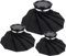 Sac De Glace [15Cm, 23Cm, 28Cm] Réutilisable Chaud Froid Poche Glace Pour Tête, Dos, Cou, Paule, etc. Blessures Sportives Soulagement Douleur, 3 Unité