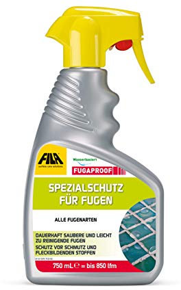 FILA Surface Care Solutions, FUGAPROOF, prodotto protettivo per fughe del pavimento, che facilita la successiva rimozione dello sporco e la normale pulizia. Protegge le fughe da sporco e macchie, 750