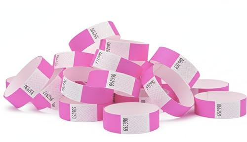 Pack Pulseras de Identificación Tyvek® Lisas para Control de Acceso