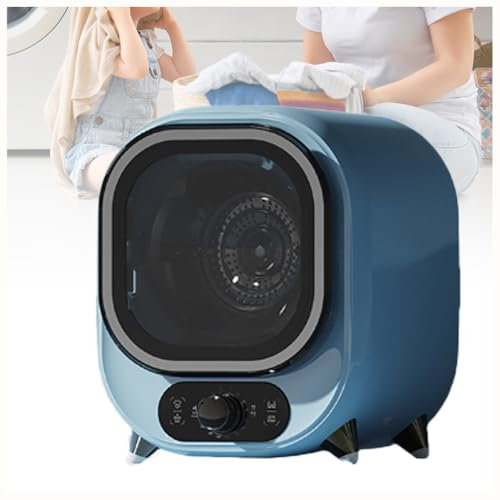 Secadora pequeña, Secadora de Ropa portátil, Secadora de Condensador portátil de 5 kg, Secadora con ventilación de 18 l, Secadora de Centrifugado compacta silenciosa de 35 db, encimera