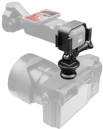 Osmo Pocket 3 Adaptateur griffe pour appareil photo reflex numérique, montage griffe compatible avec DJI Osmo Pocket 3 Accessoires Vlogging Live streaming configurations