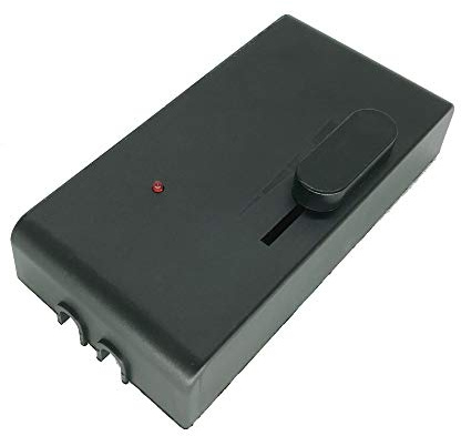 Fußdimmer Schwarz – 230 V – 60–300 W – mit Schieberegler – Schnurdimmer für Glühlampen – 1 Ausgang – IP20 – Dimmer Mod. 1013