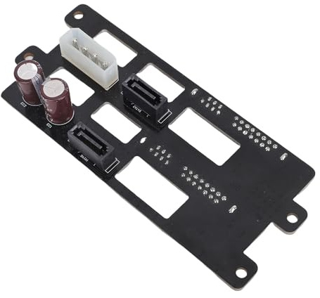 Xiuganpo Adaptateur SAS vers Serial ATA 4 Broches, Conception Peu Encombrante pour Vérifier la compatibilité de la Carte Mère