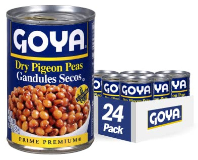 Goya Foods Dry Pigeon Peas, 15.5 Oz, Pack of 24
