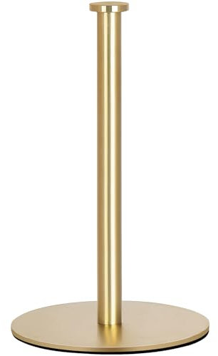 OBODING Gold Kitchen Paper Towel Holder - Countertop Stand for Standard and Large Rolls
