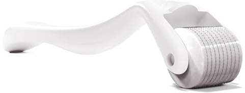 ROSELYNBOUTIQUE Derma Roller for Hair Beard Facial Skin Face 540 Microneedles At-Home Beauty Instrument Holiday-Gift for Men Women(White)