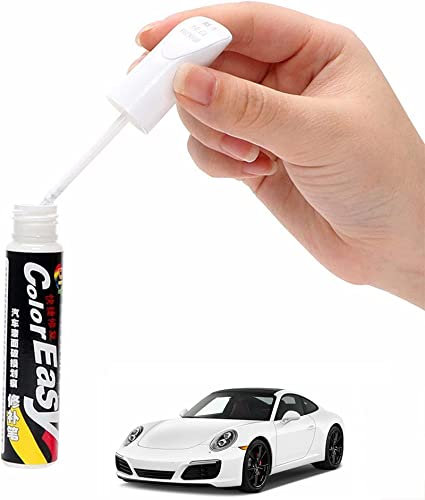 Penna Ritocco Carrozzeria,Penna per Ritocco Auto,Rimuovi Graffi Auto,Pennarello Copri Graffi Auto,Penna per Riparazione Graffi Auto,Vernice per Ritocco di Auto, Riparazione Graffi,1 Pezzi,Bianco