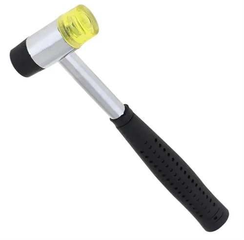 Mazos de goma, mini martillos de goma de doble cara for el hogar, mazo de cabeza de nailon doméstico, herramienta manual for joyería/artesanía (35 mm)(25mm)