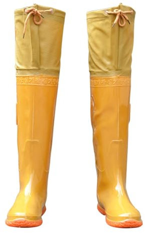 Hip vadare Hip Waders Utomhus Hip Waders Stövlar for Herr Dam Vattentät Vadning Höftstövlar Regnstövlar for Fiske Jakt Lätt Halkfritt(7.5)