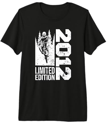 MTB Mountainbike Nacido en 2012 Cumpleaños BTT-Bicicleta Camiseta Premium