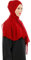 Ayisah Kopftuch Damen Hijab - Bordeaux Chiffon Hijab Kopftuch Für Damen - Moderne Muslimisch Chiffon Hidzab Tuch Schal Kopftucher - Seidenweiche Tush Schal Für Frauen - Bordeaux