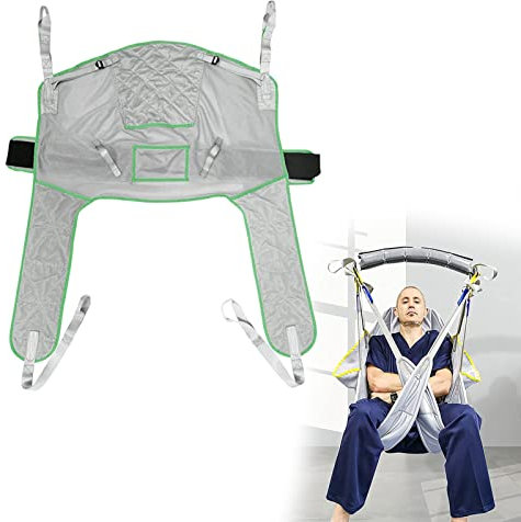 Imbracatura per Toilette Ascensore per Pazienti, Imbracatura per Ascensori per Pazienti per Tutto Il Corpo, Sollevatore per Pazienti per Vasca da Bagno Riutilizzabile Imbracatura per Gambe Divise per