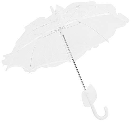 Srliya Spitzen-Regenschirm, Vintage-Spitzen-Sonnenschirm, Hochzeit, Brautschirm, Tanz-Requisiten-Regenschirm, Damen-Damen-handgemachter Weißer Spitzen-Sonnenschirm Hochzeit,