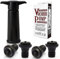 Oenothera Bomba de Vacío Wine Saver con 4 Tapones, Bomba de Vacío para Vino, Tapon Botella Vino, Tapon Vino para Botellas de Vino y Cerveza