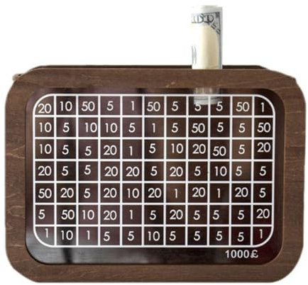 Scatola di risparmio di denaro - Vaso in legno riutilizzabile in legno, risparmio sicuro | Scatola di cassa multifunzionale con risparmio, scatola di risparmio con serratura per contanti, salvadanaio