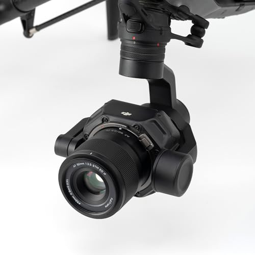 VILTROX AF 90mm F3.5 DL-Objektiv Autofokus Vollformat Mittleres Teleobjektiv 8K-Klarheit Kompatibel mit DJI Inspire 3, Ronin 4D und Zenmuse X9-8K Air Gimbal-Luftbild Kameras