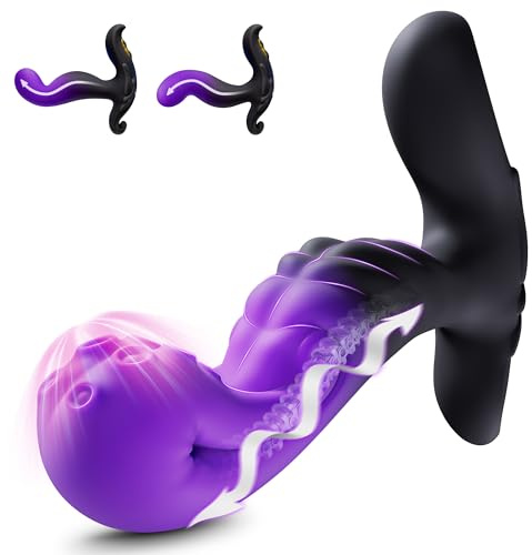 Prostate Massager Vibrating Butt Plug - open oasis APP Control Silicone Anal Sex Toys with 10 Peristaltic & Vibration Modes for Prostate G-spot, Anal Dildo Vibrator Sex Adult Toys for Men Women Gay