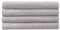 NatureMark Paquete de 4 Toallas de baño de 70 x 140 cm, Gris-Plata, 100% algodón