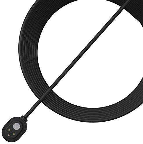 Arlo Zertifiziertes Zubehör, Magnet-Ladekabel, 7.6m, Witterungsbeständig, Kompatibel Mit Arlo Pro 3, Pro 4 (+XL), Pro 5, Ultra 2 (+XL), Floodlight, Go 2 Überwachungskamera Aussen WLAN, Schwarz
