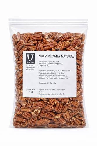 Villaolivo - Nuez Pecana 2kg | Sabor Intenso, Textura Crujiente