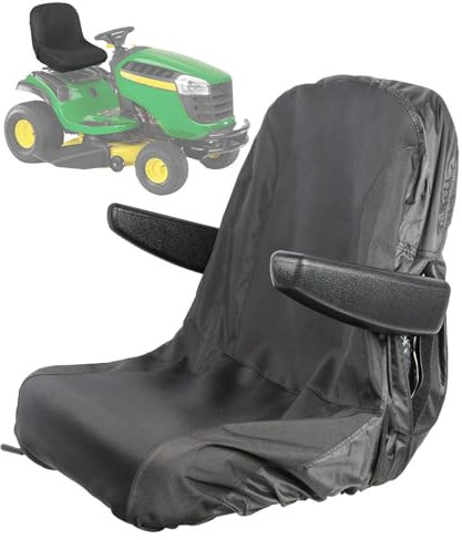 Funda para asiento de tractor de césped,Funda para asiento de cortacésped - Funda impermeable para asiento de cortacésped - Protector de asiento también con bolsillos de almacenamiento, accesorios de