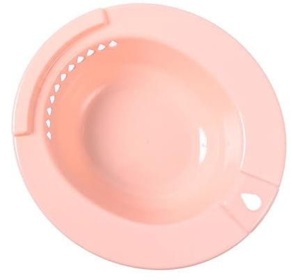 FRCOLOR Sitz Bath Pan Postpartum Toilet Bath Patient Wash Basin Smooth Surface Safe for Pregnant Elderly Patients