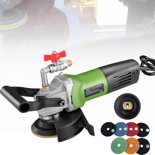 Lucidatrice elettrica a umido, macchina per lucidatura ad acqua, 6 marce, macchina per lucidatura di pavimenti in cemento e marmo, per calcestruzzo, marmo, pietre - Lucidatrice per granito Type3