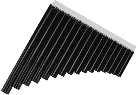KIMISS C Key Pan Flute för Nybörjare och Musiklärare - Hållbar ABS -konstruktion med Bärväska (Svart)