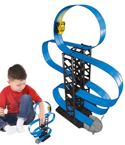 Slotcar - Kit de Jeu éducatif avec véhicules Robustes - Jouet de Voiture éducatif pour et Filles - pour fête d'anniversaire et Noël - pour récompenses de Classe