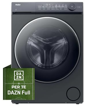 Haier X Serie 7 Lavatrice Slim 8 kg, Libera Installazione, Carica Frontale, Classe A-25%, 1400 Giri, Motore Direct Motion, Wi-Fi, hOn, 60 x 50 x 85 cm, Antracite Starry Silver - HW80-B14367GTUIT