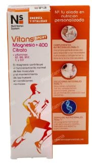 Pack de 2 - Citrato de Magnesio de Alta Potencia +400 mg (10 Comprimidos Efervescentes) – Suplemento Deportivo para Evitar Calambres – Lote de 20 Pastillas (2x10 Uds)