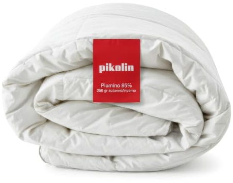 PIKOLIN Home - Edredón Nórdico de Plumón Otoño Invierno 250 gr | 240x220 | Cama 150/160 | Relleno Nórdico | Exterior Algodón | Transpirable | Extrasuave