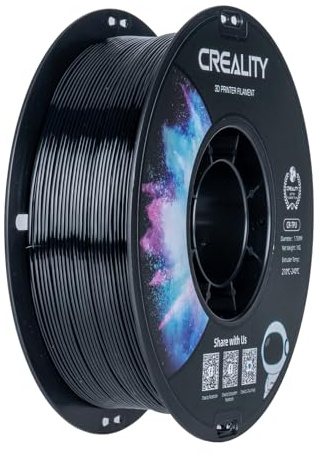 Creality TPU Filament 1.75mm, 3D-Druck Filament, hohe Elastizität, weiches Klebematerial, elastisch, 1kg Schwarz