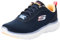 Skechers Damen Flex Appeal 5.0, Navy Mesh/Multi Trim, 38 EU