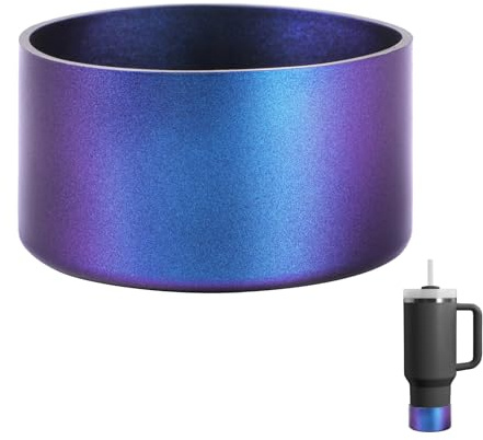 PEUTIER Botte en Silicone Caméléon Dégradé Mat Brillant, Adaptée aux Gobelets Stanley de 20-40oz et Fond de Bouteille d'eau de 12-24oz de 7,11-7,62cm, Manchon de Protection Inférieur Antidérapant