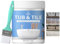 Pintura de ducha: kit de recubrimiento de baño de secado rápido con fórmula a base de agua, pintura de acabado ideal para restaurar bañeras, lavamanos, encimeras y superficies de pared en proye