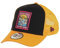 New Era Feeling Good Summer Vibes Patch Black Yellow A-Frame Adjustable Trucker Cap - One-Size