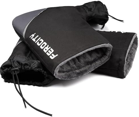 Winter-Motorrad-handschuh Warme Muffs Handschuhe für Roller Scooter Fahrrad Motorrad Handlebar Cover Gloves Lenkerstulpen Model Premium [088]