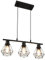 FORCOSO Pendelleuchte Esstisch 3 Flammig, Esszimmerlampe Schwarz Metall Hängelampe E27 Esstischlampe Hängeleuchte Höhenverstellbar, Industrie Vintage Esszimmer Esstisch Lampe Hängend Küche