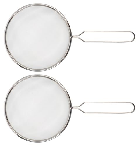 GREENADSCAPE 2er Satz Edelstahl Sand Filternetz Schaufel Für Reptilien Reinigung Mehrzweck