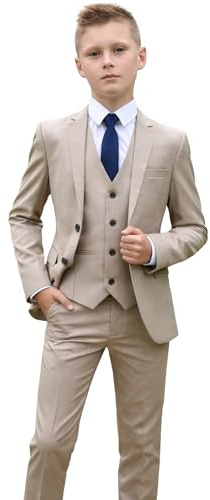 Boys 5 Piece Beige Suit Milano Mayfair (UK, Age, 10 Years)