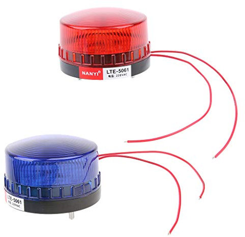 perfk 2 Pièces Témoin d'Avertissement Stroboscopique Gyrophare Lumière