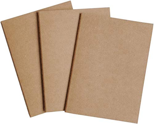 Wanderings® Traveler'S Journal-Bilagor - Blankt Papper - Set Med 3 - Journalrefill För Läderresedagböcker, Dagböcker Och Planerare (A6)