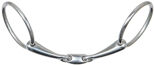 Harry's Horse Mors à eau Comfort Double cassé 14 mm - 11,5 cm - Argenté